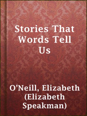 cover image of Stories That  Words Tell Us